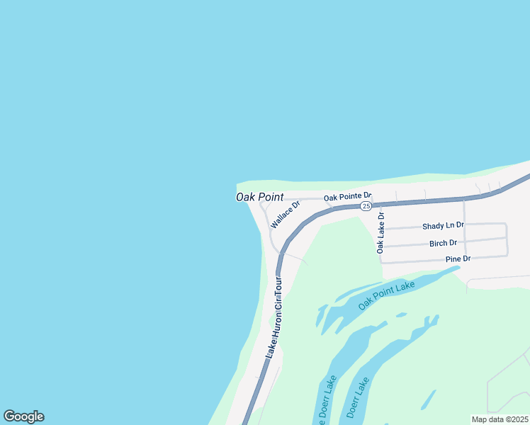 map of restaurants, bars, coffee shops, grocery stores, and more near 5768 Oak Pointe Drive in Caseville