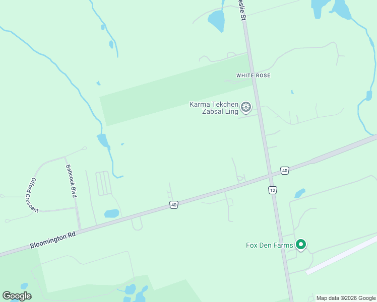 map of restaurants, bars, coffee shops, grocery stores, and more near 13825 Leslie Street in Aurora