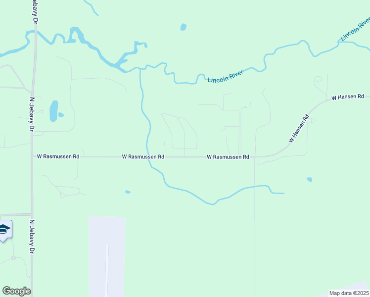 map of restaurants, bars, coffee shops, grocery stores, and more near 1031 North Lancer Lane in Ludington