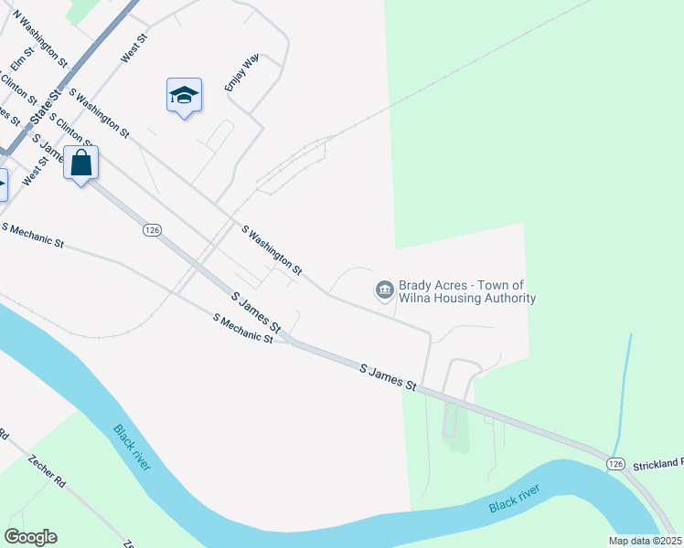 map of restaurants, bars, coffee shops, grocery stores, and more near Carthage Arms Drive in Carthage