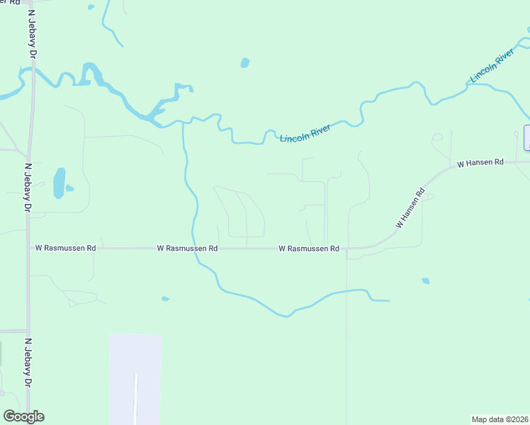 map of restaurants, bars, coffee shops, grocery stores, and more near 1068 North Brandy Lane in Ludington