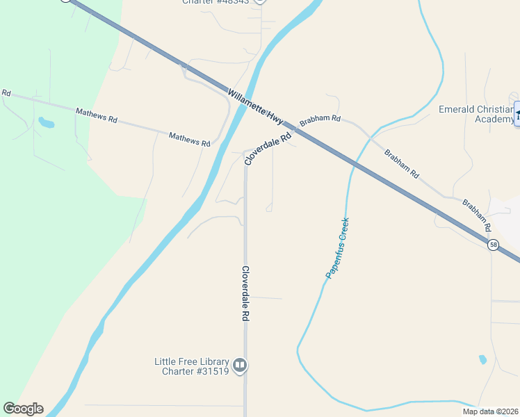 map of restaurants, bars, coffee shops, grocery stores, and more near 85131 Cloverdale Road in Creswell