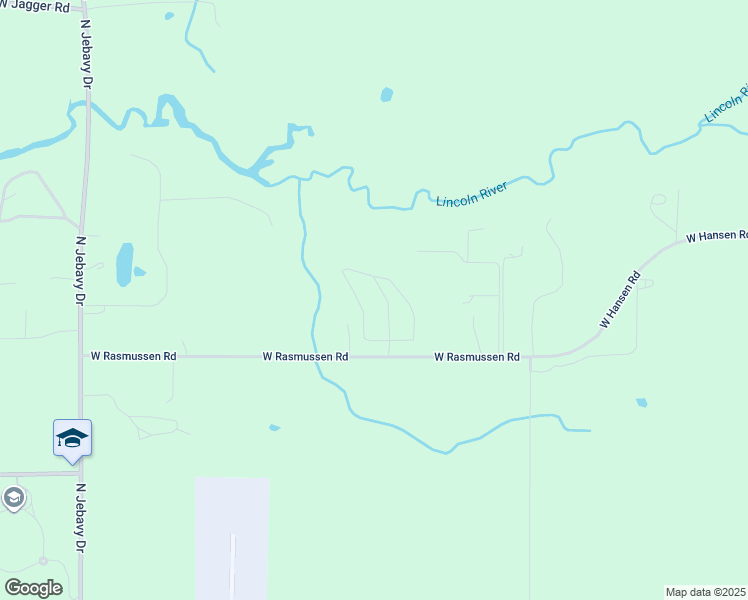 map of restaurants, bars, coffee shops, grocery stores, and more near 1031-1199 North Lancer Lane in Ludington
