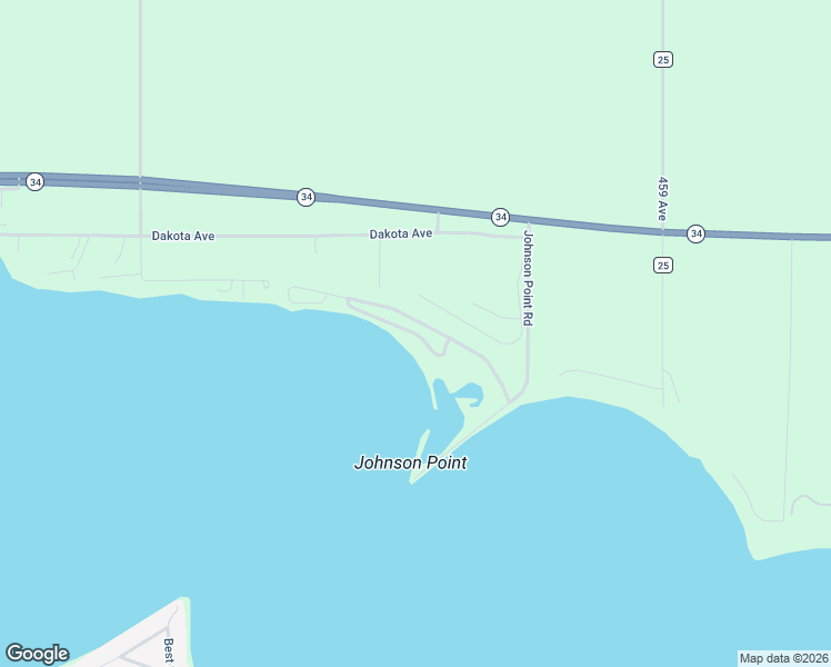 map of restaurants, bars, coffee shops, grocery stores, and more near Johnson Point Road in Madison