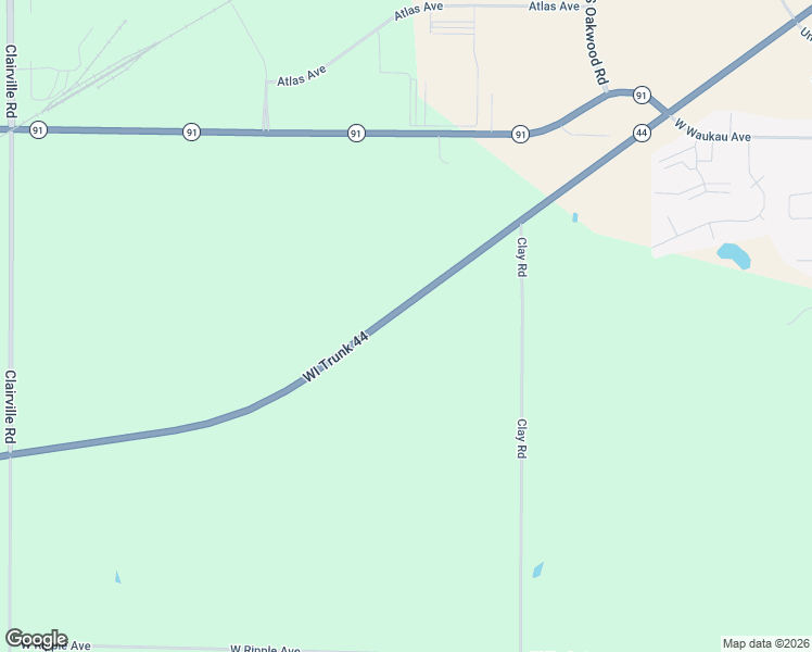 map of restaurants, bars, coffee shops, grocery stores, and more near 4165 Wisconsin Trunk Highway 44 in Oshkosh