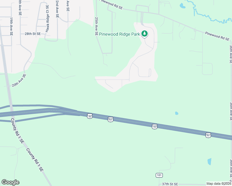 map of restaurants, bars, coffee shops, grocery stores, and more near 3065 27th Avenue Southeast in Rochester