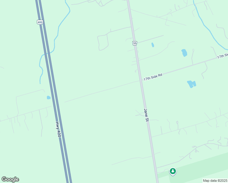 map of restaurants, bars, coffee shops, grocery stores, and more near 3125 Side Road 17 in King City