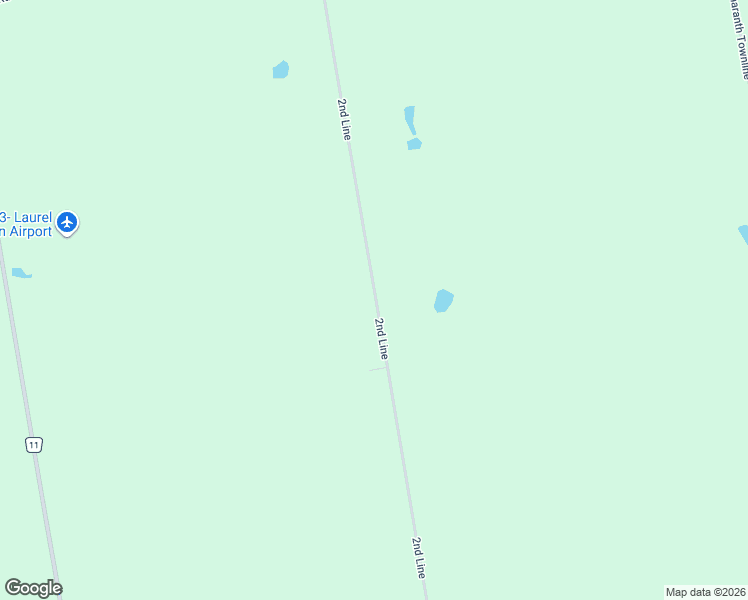 map of restaurants, bars, coffee shops, grocery stores, and more near 514164 2nd Line in Amaranth
