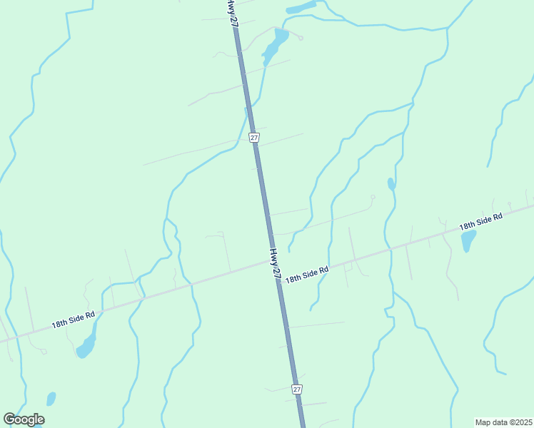 map of restaurants, bars, coffee shops, grocery stores, and more near 16065 Highway 27 in Schomberg