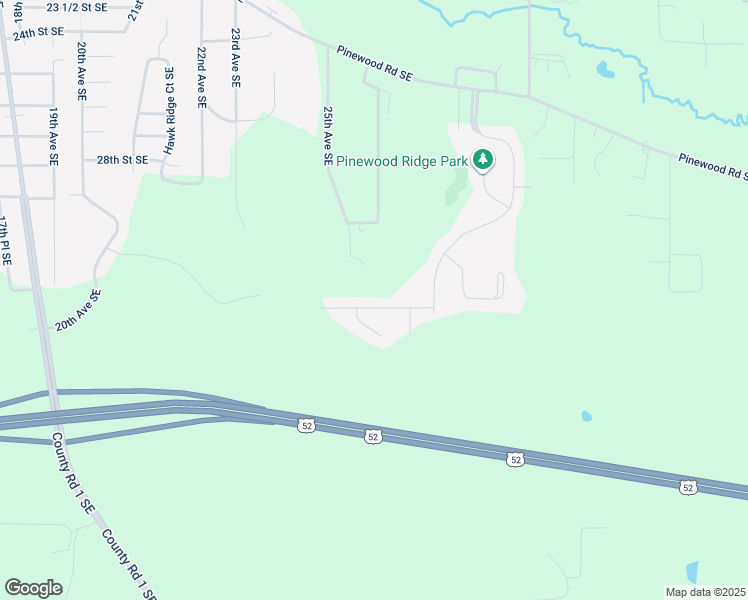 map of restaurants, bars, coffee shops, grocery stores, and more near 2635 Stacy Street Southeast in Rochester