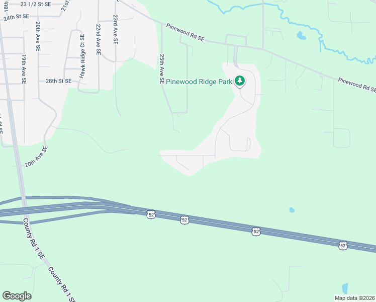 map of restaurants, bars, coffee shops, grocery stores, and more near 2635 Stacy Street Southeast in Rochester