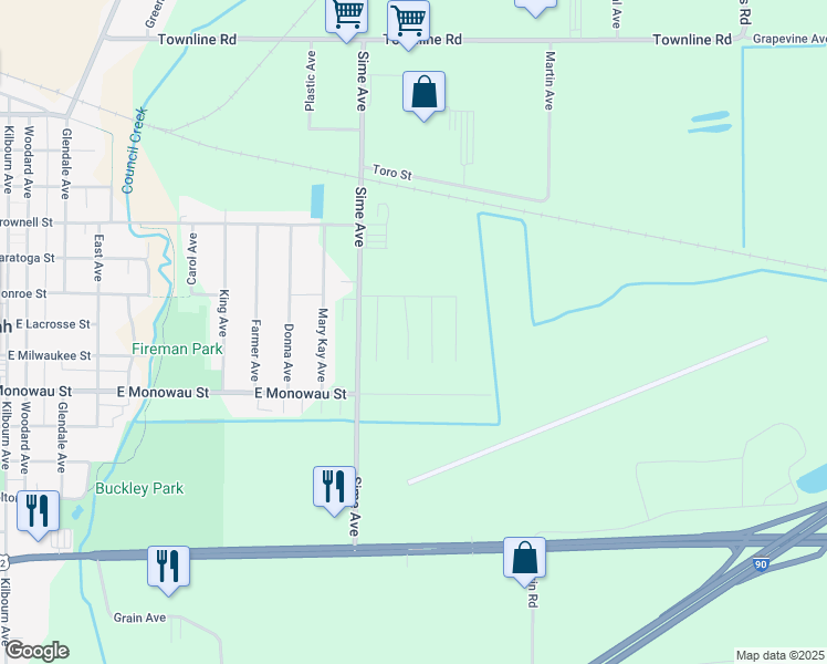 map of restaurants, bars, coffee shops, grocery stores, and more near 814 Birch Lane in Tomah