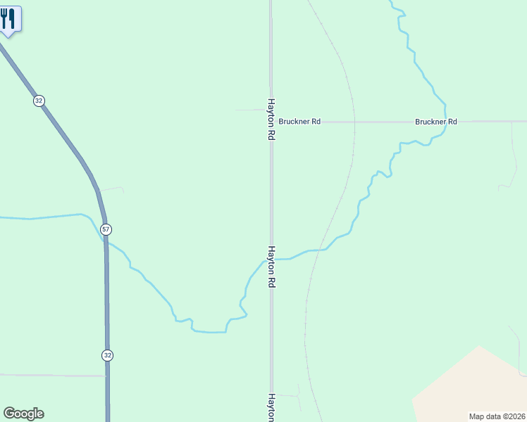 map of restaurants, bars, coffee shops, grocery stores, and more near N2464 Hayton Road in New Holstein