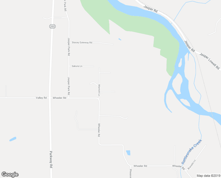 map of restaurants, bars, coffee shops, grocery stores, and more near 85197 Marriott Lane in Pleasant Hill