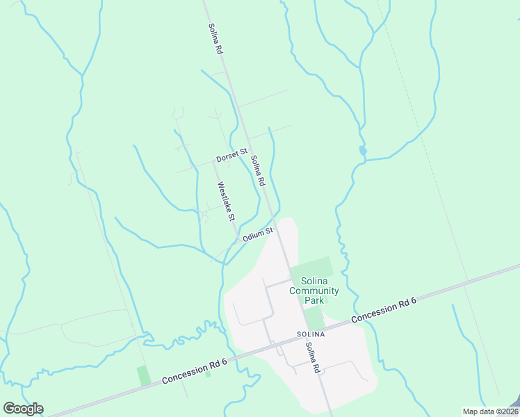 map of restaurants, bars, coffee shops, grocery stores, and more near 6300 Solina Road in Clarington
