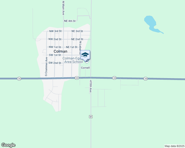 map of restaurants, bars, coffee shops, grocery stores, and more near 226 South Allen Avenue in Colman