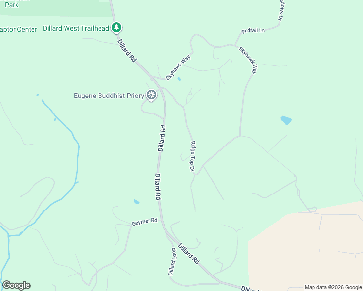 map of restaurants, bars, coffee shops, grocery stores, and more near 85228-85498 Eagles Aerie Road in Eugene