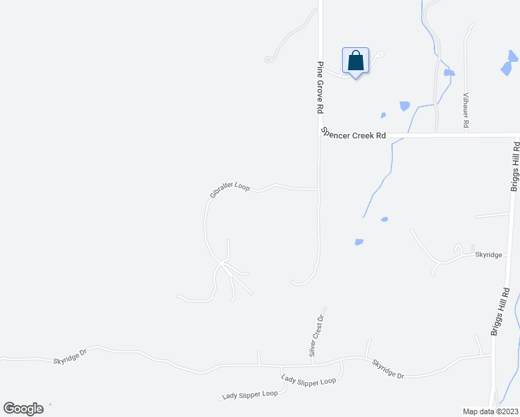 map of restaurants, bars, coffee shops, grocery stores, and more near 27798 Gibralter Loop in Eugene