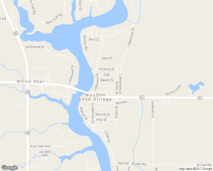 map of restaurants, bars, coffee shops, grocery stores, and more near Maple in Gladwin