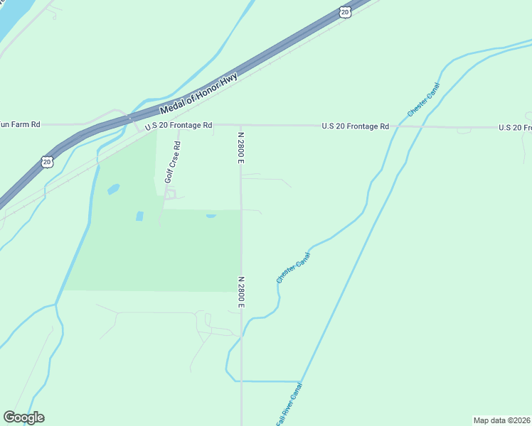 map of restaurants, bars, coffee shops, grocery stores, and more near 674 North 2800 East in Saint Anthony