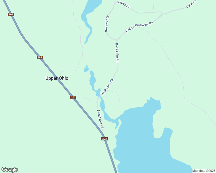 map of restaurants, bars, coffee shops, grocery stores, and more near Back Lake Road in Shelburne