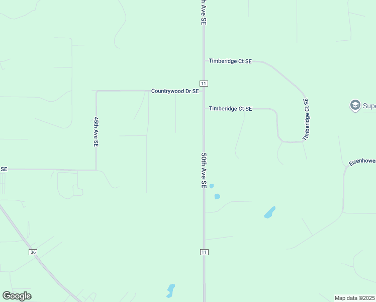 map of restaurants, bars, coffee shops, grocery stores, and more near 2745 50th Avenue Southeast in Rochester