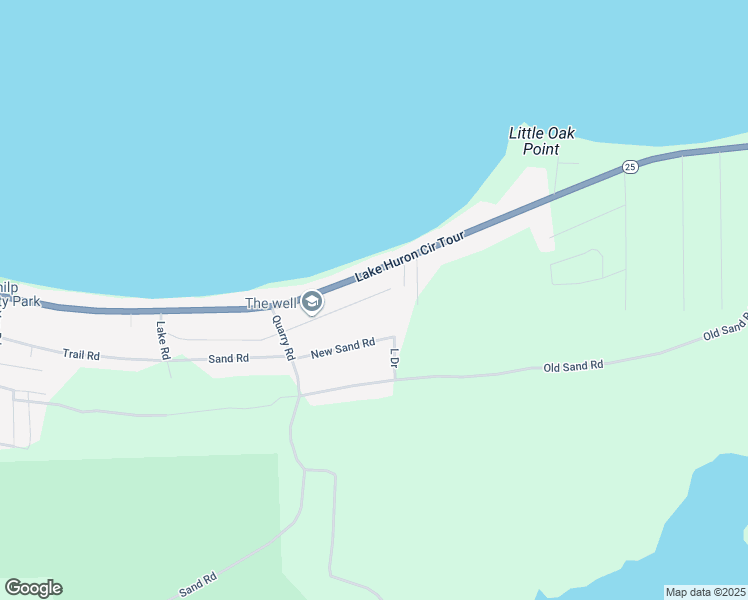 map of restaurants, bars, coffee shops, grocery stores, and more near 4327 Cochran Road in Caseville