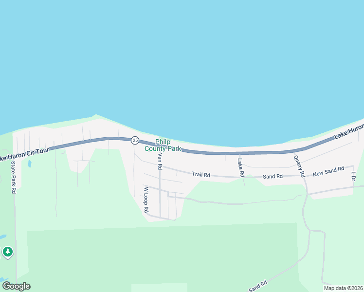 map of restaurants, bars, coffee shops, grocery stores, and more near 4562 Port Austin Road in Caseville