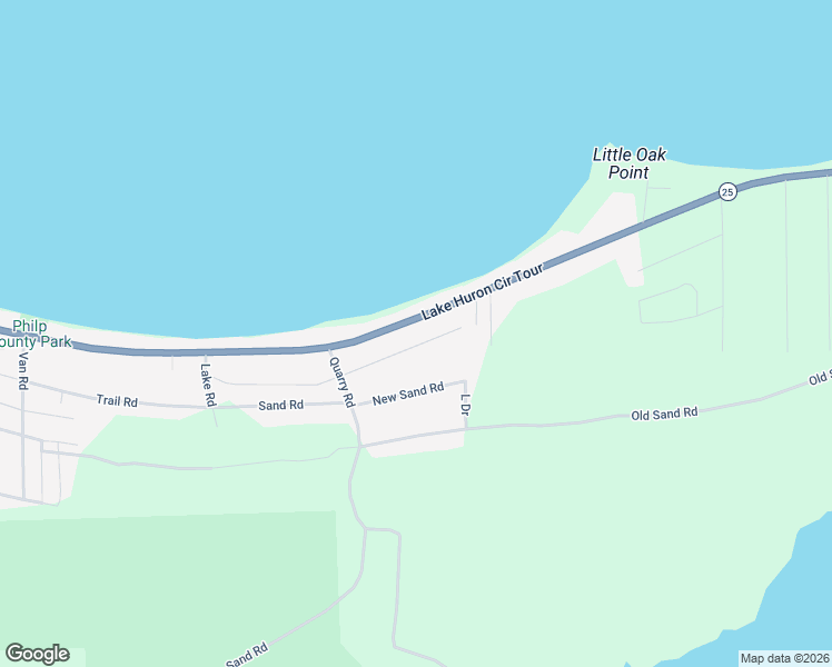 map of restaurants, bars, coffee shops, grocery stores, and more near 4393 Cochran Road in Caseville