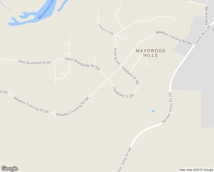 map of restaurants, bars, coffee shops, grocery stores, and more near 2736 Headland Court Southwest in Rochester