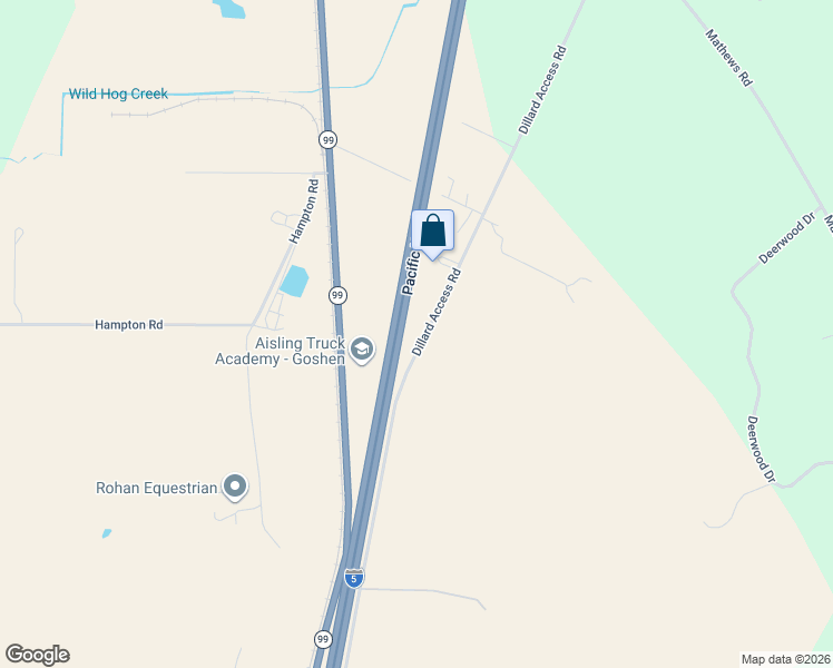 map of restaurants, bars, coffee shops, grocery stores, and more near 85388 Dillard Access Road in Eugene