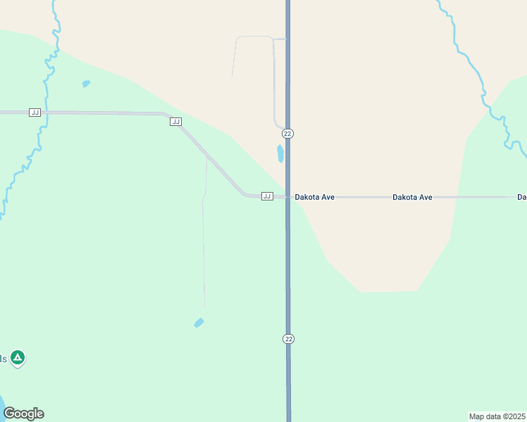 map of restaurants, bars, coffee shops, grocery stores, and more near W3331 County Road JJ in Wautoma
