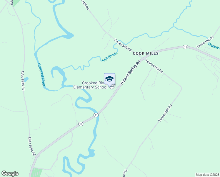 map of restaurants, bars, coffee shops, grocery stores, and more near 1437 Poland Spring Road in Casco