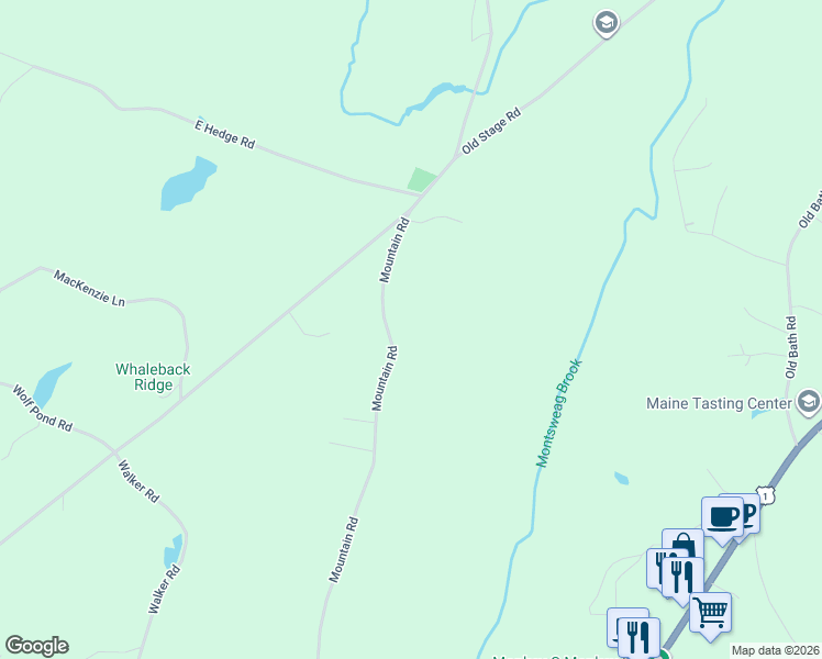 map of restaurants, bars, coffee shops, grocery stores, and more near 298 Mountain Road in Woolwich