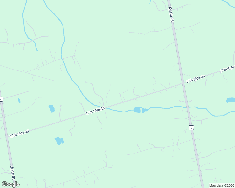 map of restaurants, bars, coffee shops, grocery stores, and more near 2531 17th Side Road in King City