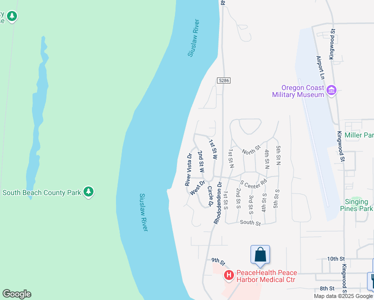 map of restaurants, bars, coffee shops, grocery stores, and more near River Vista Drive in Florence
