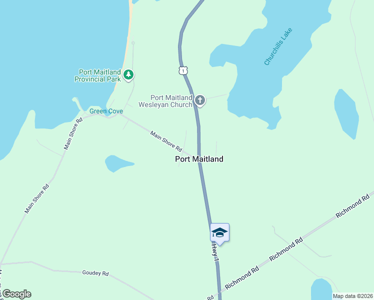 map of restaurants, bars, coffee shops, grocery stores, and more near in Yarmouth