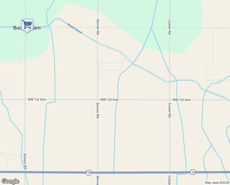 map of restaurants, bars, coffee shops, grocery stores, and more near 6600 Denver Road in Fruitland
