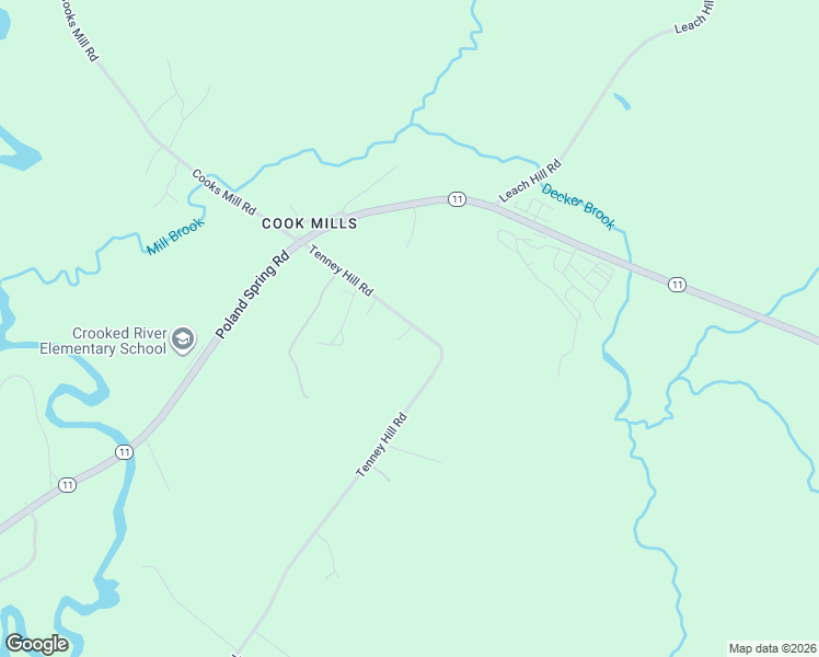 map of restaurants, bars, coffee shops, grocery stores, and more near 54 Tenney Hill Road in Casco