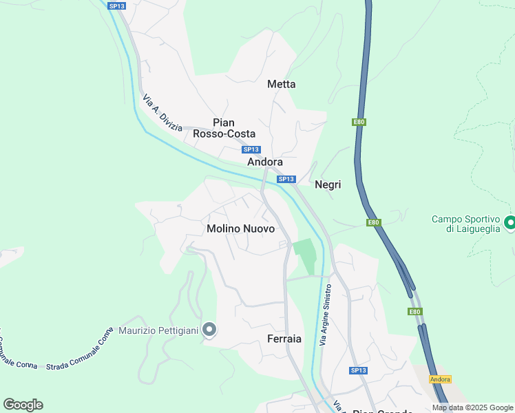 map of restaurants, bars, coffee shops, grocery stores, and more near 37A Via Giovanni Molineri in Molino Nuovo
