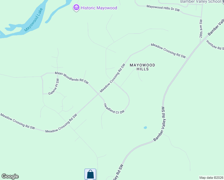 map of restaurants, bars, coffee shops, grocery stores, and more near 2683 Headland Court Southwest in Rochester