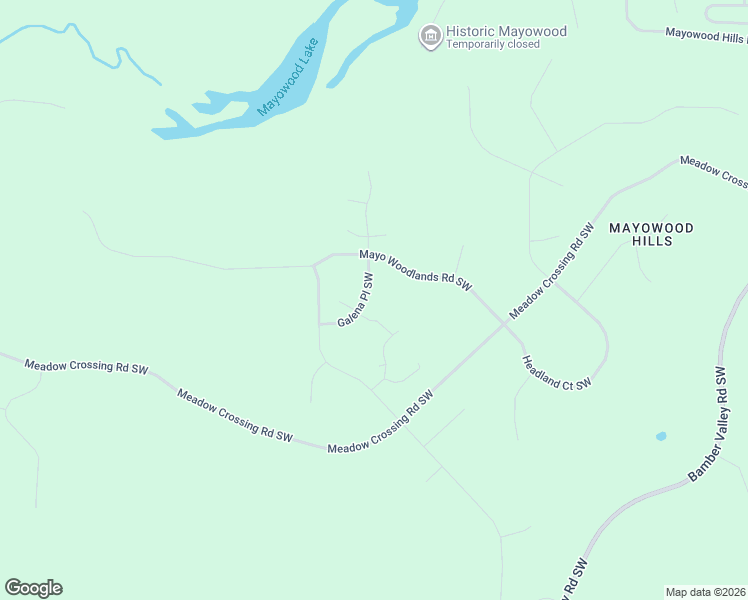 map of restaurants, bars, coffee shops, grocery stores, and more near 2710 Galena Place Southwest in Rochester