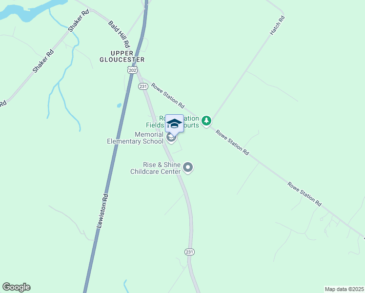map of restaurants, bars, coffee shops, grocery stores, and more near 86 Intervale Road in New Gloucester