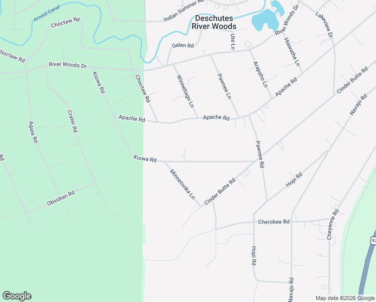 map of restaurants, bars, coffee shops, grocery stores, and more near 60100 Minnetonka Circle in Bend