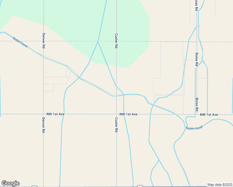map of restaurants, bars, coffee shops, grocery stores, and more near 6501 Custer Road in New Plymouth