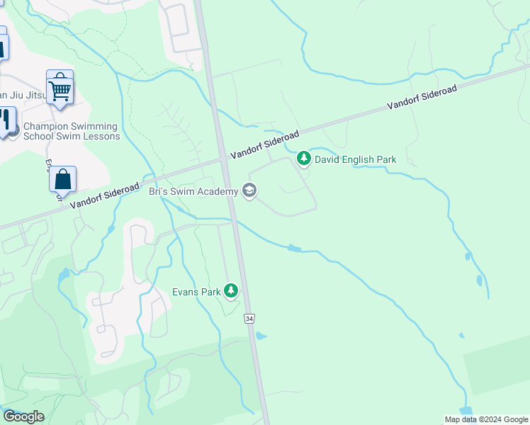 map of restaurants, bars, coffee shops, grocery stores, and more near 70 Carisbrooke Circle in Aurora