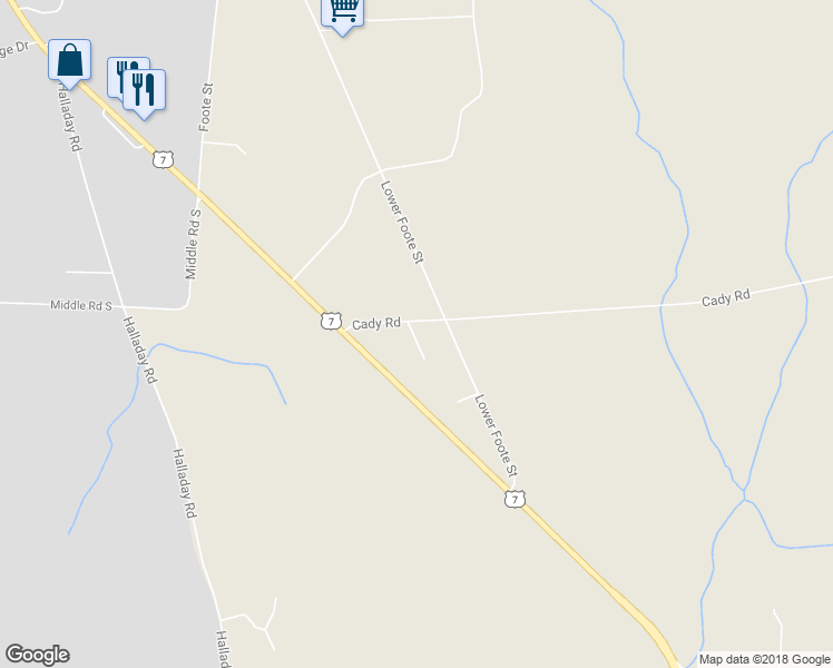 map of restaurants, bars, coffee shops, grocery stores, and more near 1 Maecliff Court in Addison County