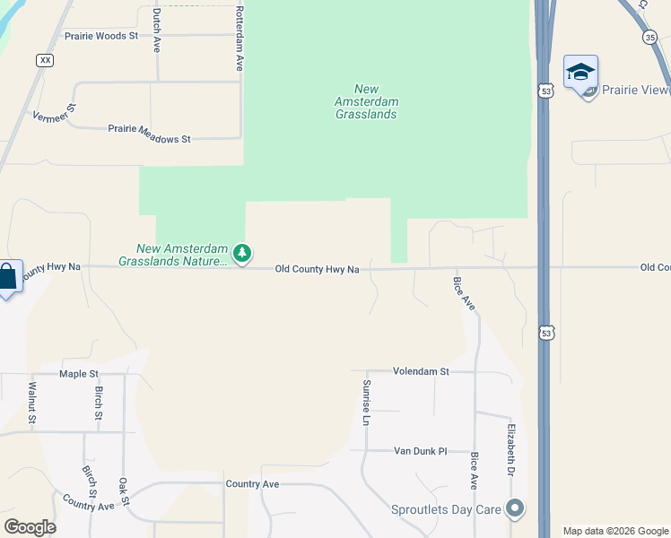 map of restaurants, bars, coffee shops, grocery stores, and more near Old Cth Na in Holmen