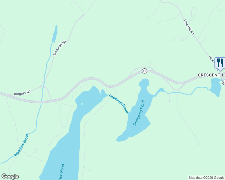 map of restaurants, bars, coffee shops, grocery stores, and more near 243 Coffee Pond Road in Casco