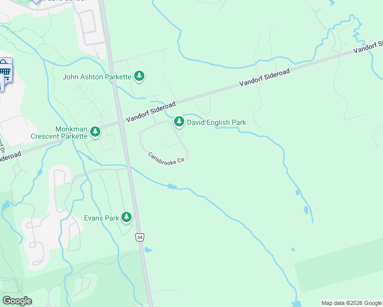 map of restaurants, bars, coffee shops, grocery stores, and more near 138 Carisbrooke Circle in Aurora